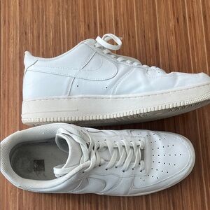 Men's White Air Force 1 Sneakers Size 15